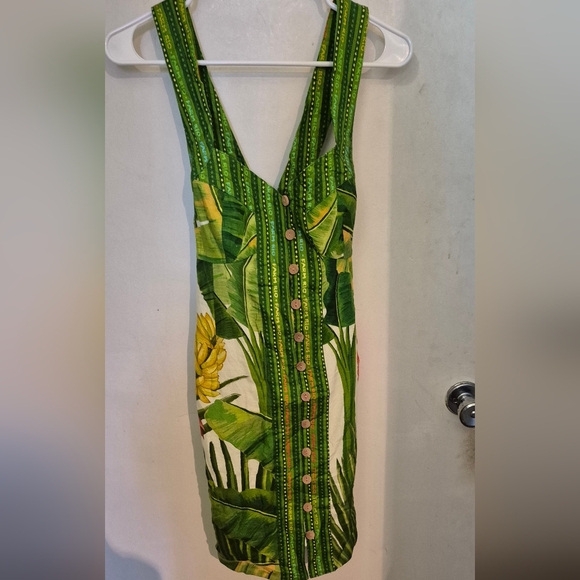 FARM Rio Fresh Forest Mini Dress Sz.S NWT - Picture 4 of 10